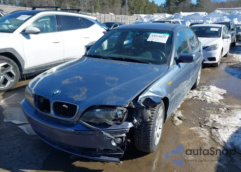 2002 BMW 325I z USA, uszkodzony, nr VIN WBAEV33452KL58089
